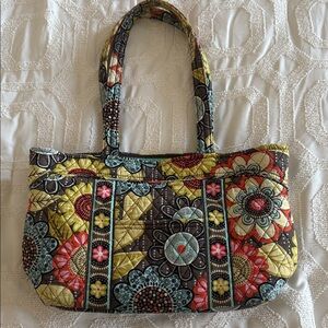 Vera Bradley Multicolor Floral Tote 16x10x5
